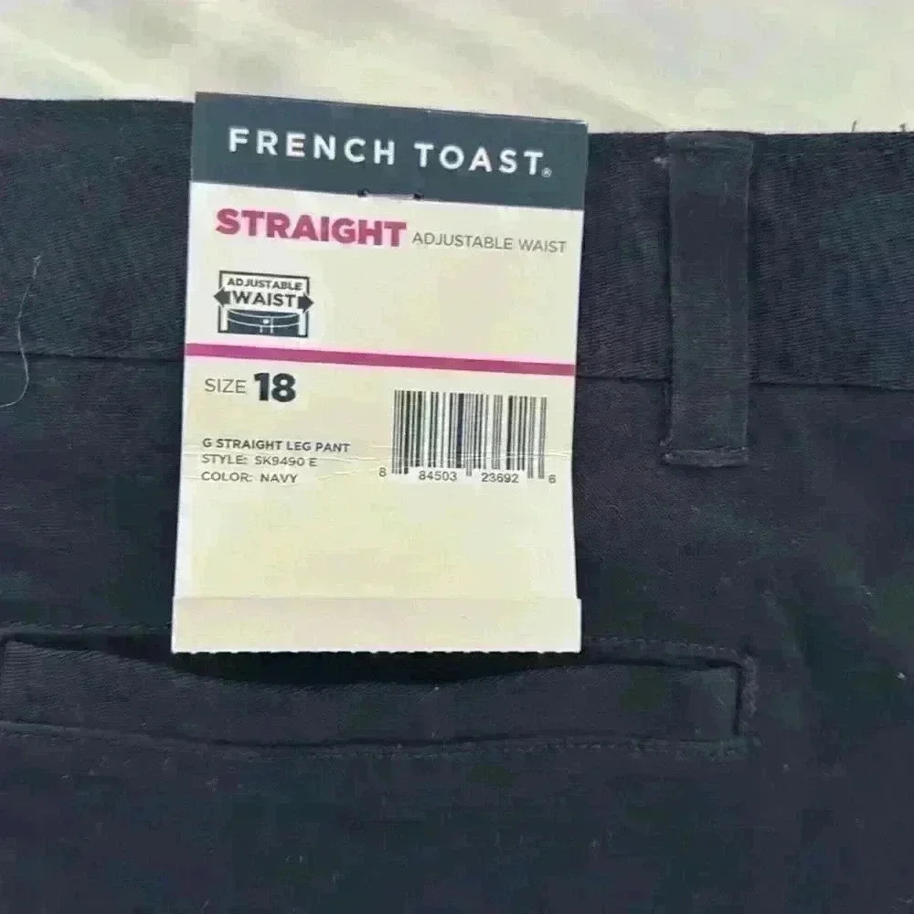 NWT - French Toast straight leg pant for girls size 18 - Picture 2 of 4